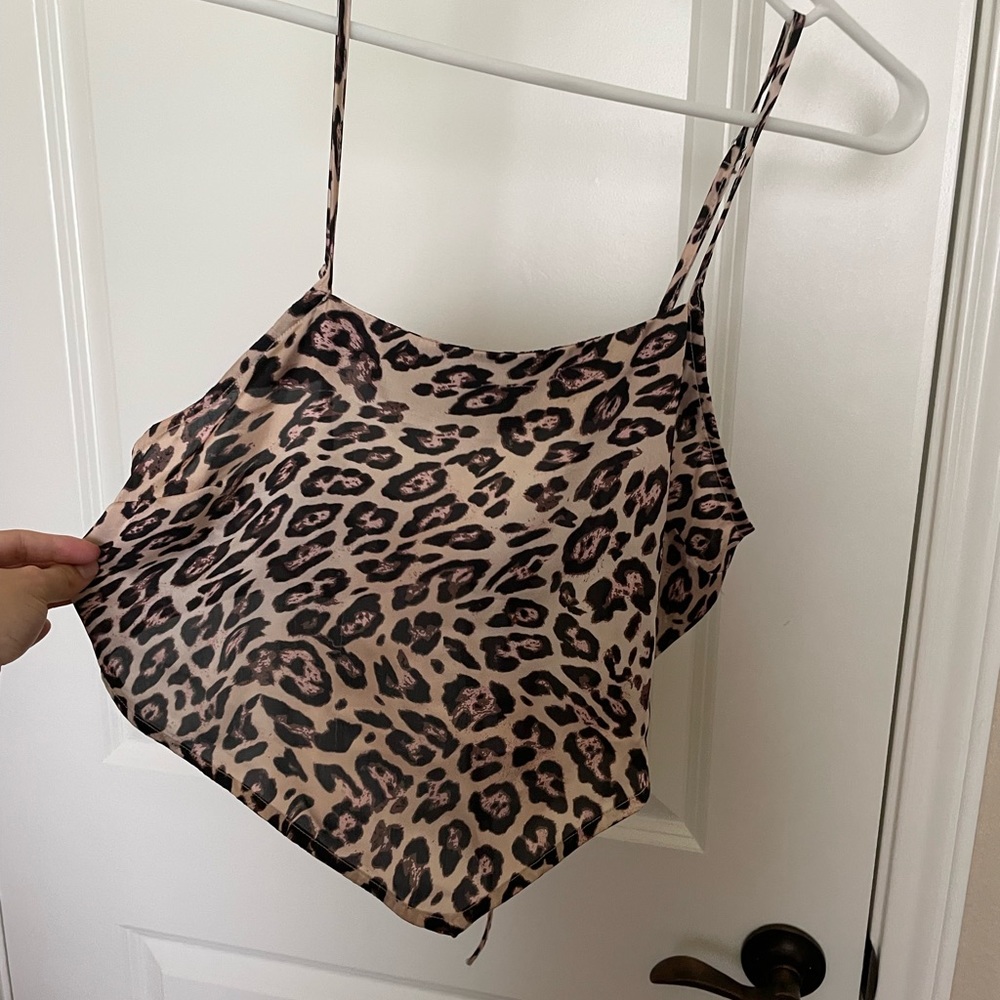 Cheetah tank top